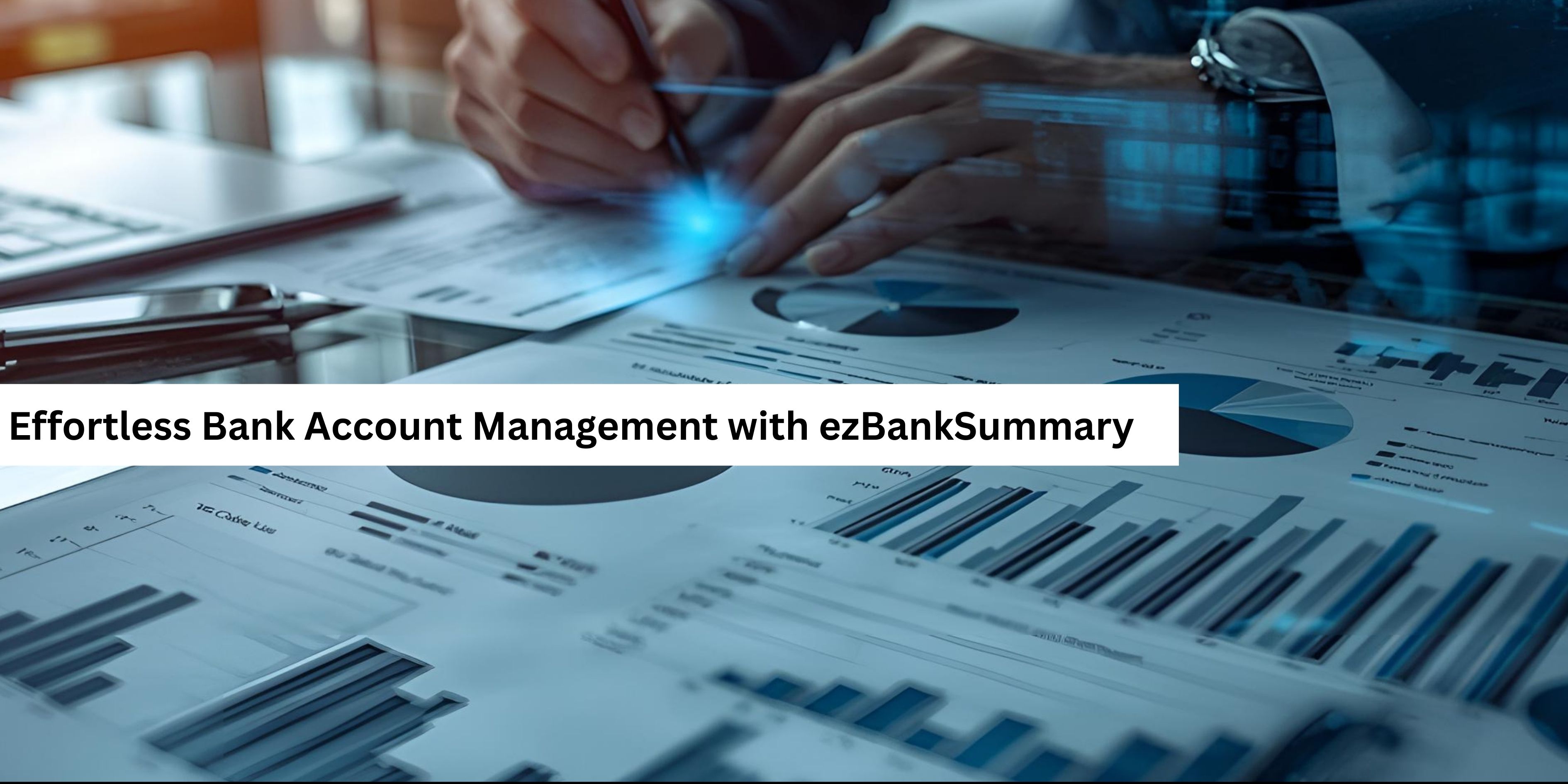 Managing Bank Accounts in ezBankSummary 